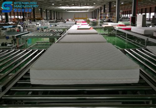 席夢思床墊加工設(shè)備要多少錢？（喜登堡床墊機械）